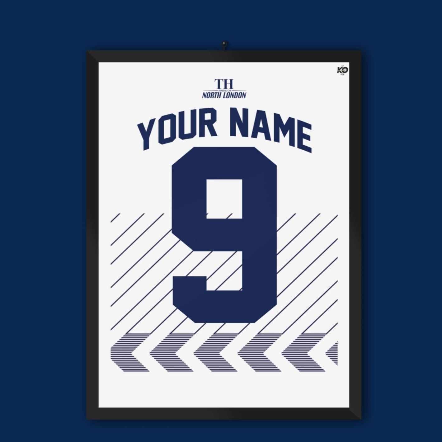 Tottenham Retro Football Shirt Personalised Printed Gifts