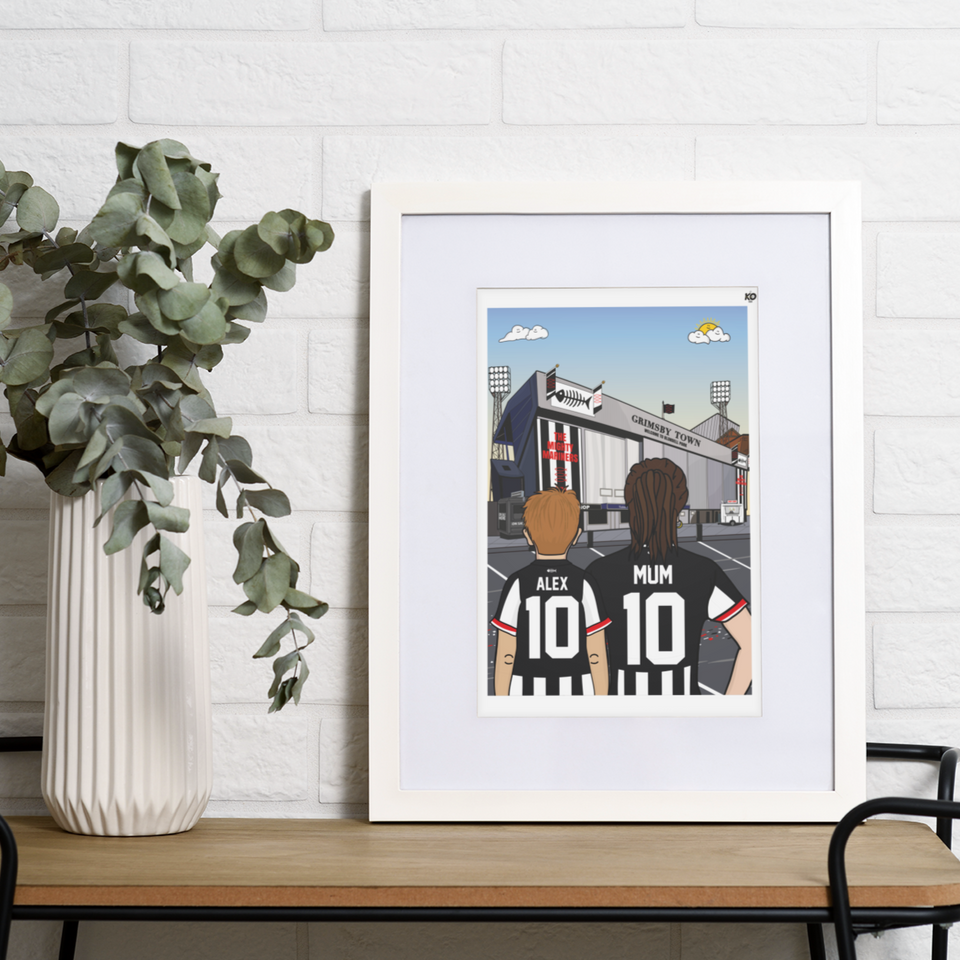 Grimsby Town - GTFC Football Gifts Art prints Mariners Blundell Park ...