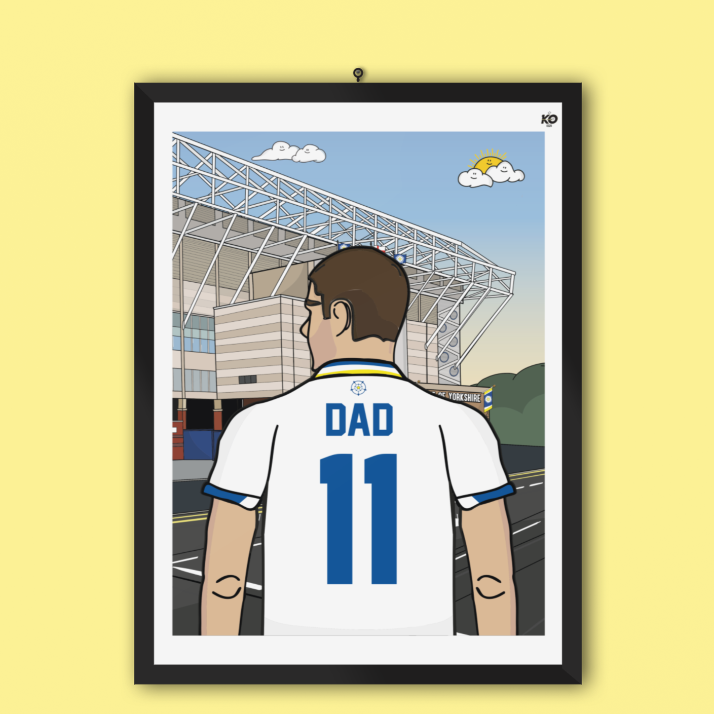 Leeds United FC - Personalised Male Fan Elland Gift LUFC Football – The 