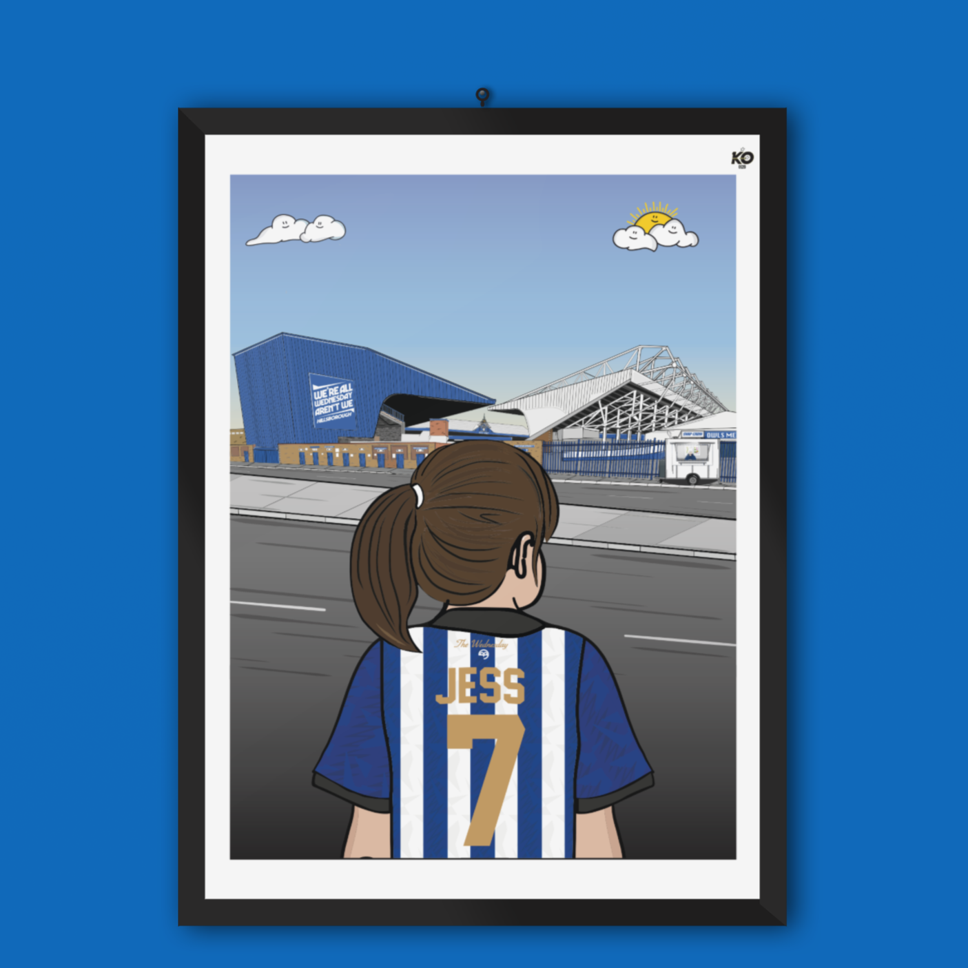 Sheffield Wednesday FC - Personalised Teen Lass / Girl Hillsborough ...